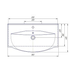 Stella Polare Мебель для ванной Фудзи 85 – фотография-11